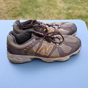 New Balance 609 Trail Shoes Mens 13.5 Brown All Terrain Hiking Walking Sneakers